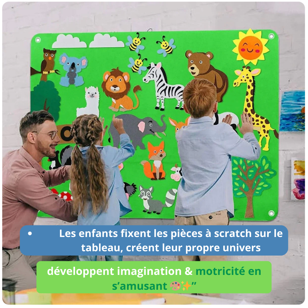 Tableau Mural À Scratch – Crée Un Univers Ludique Et Coloré ✨