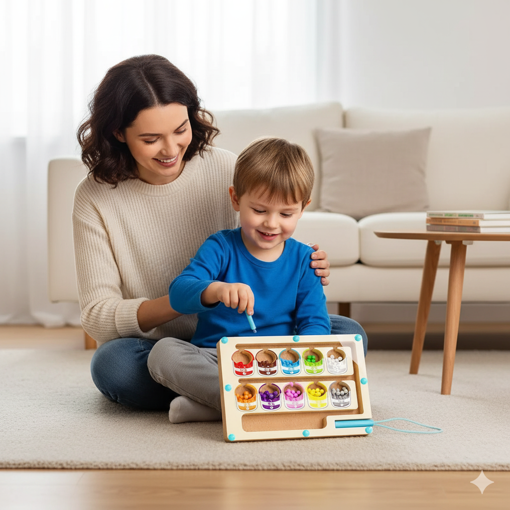 Un labyrinthe magique pour stimuler l’esprit et les petites mains 🧩