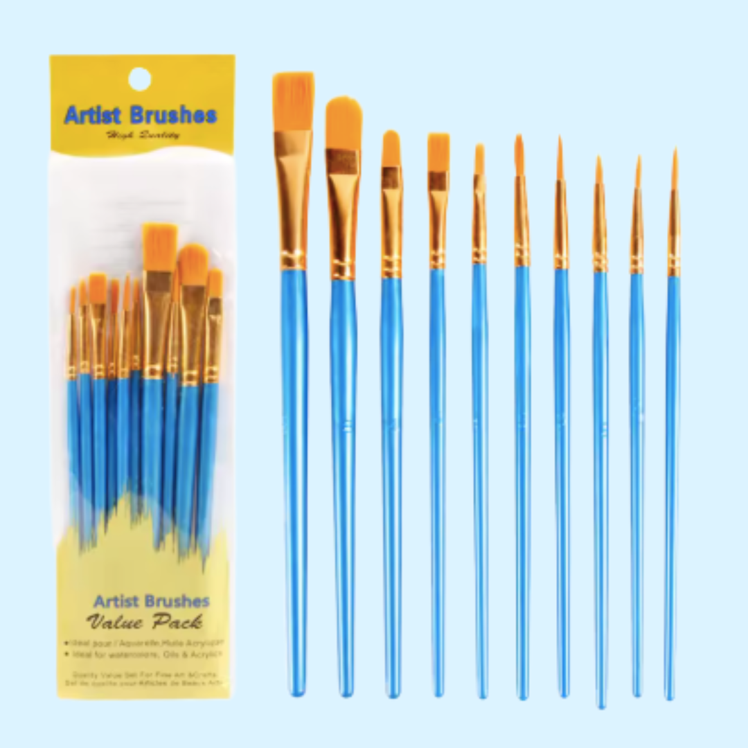 Packs de x10 pinceaux