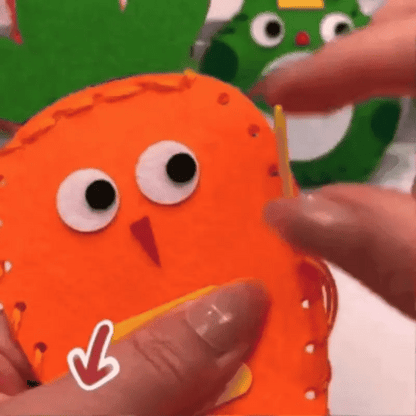 Kit de Couture Éducatif – Animaux en Feutrine🧵