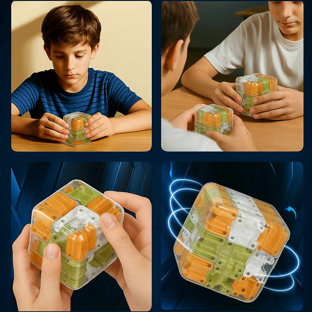 Le cube labyrinthe 3D  - qui transforme la logique en plaisir™ 🟧