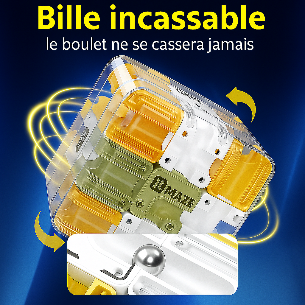 Le cube labyrinthe 3D  - qui transforme la logique en plaisir™ 🟧