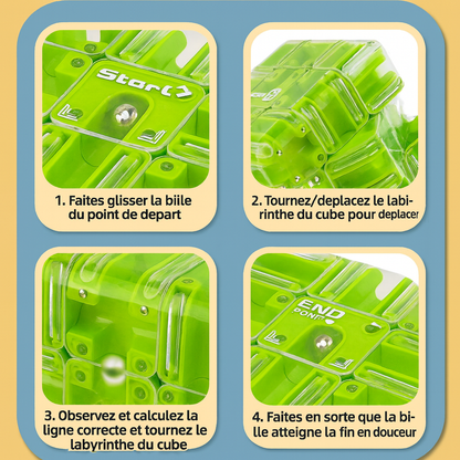 Le Cube Labyrinthe V3 - Un cube, mille chemins vers la réussite 🟨🟩🟧