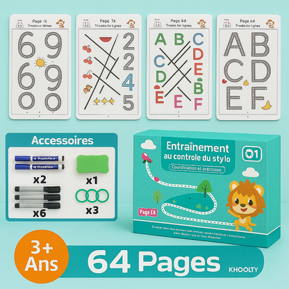 Mon Cahier d’Éveil Khoolty — 64 Pages Pour Apprendre Et S’Épanouir™⭐️