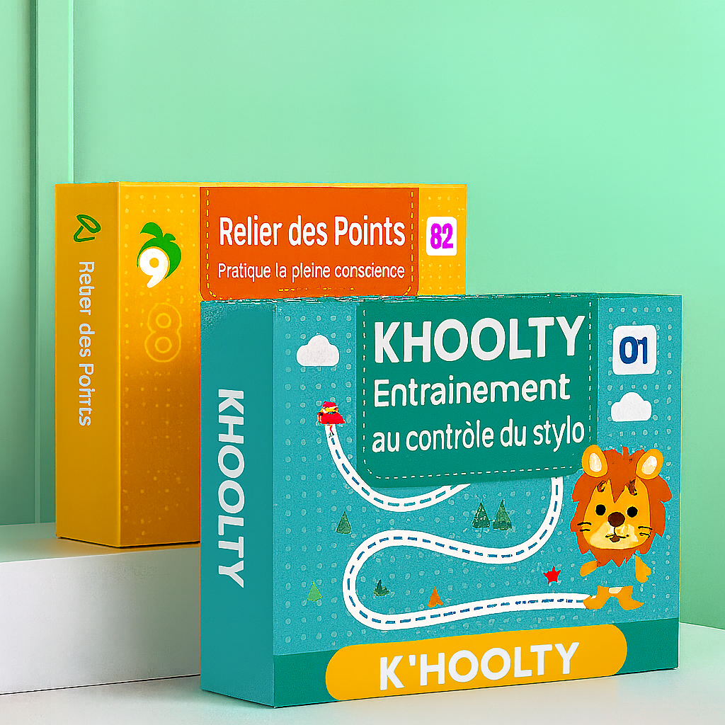 Mon Cahier d’Éveil Khoolty — 64 Pages Pour Apprendre Et S’Épanouir™⭐️