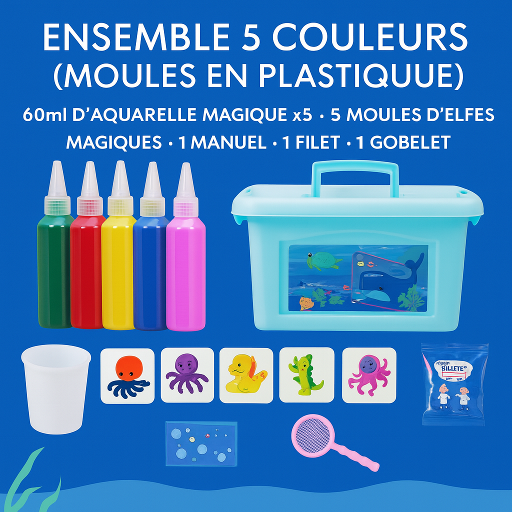 Le kit magique moulé à la main pour émerveiller vos enfants™ 🦀