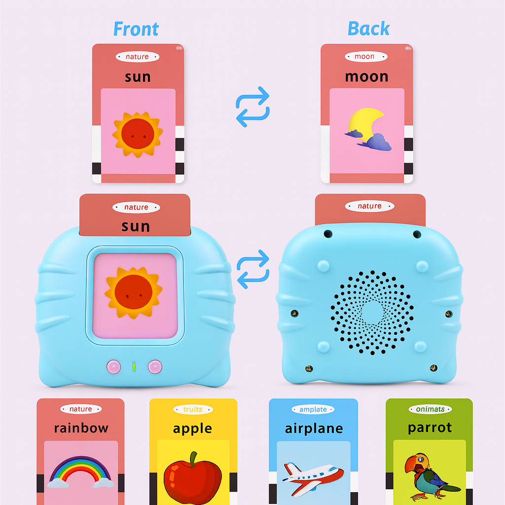 Cartes vocales parlantes pour enfants — KHOOLTY™ 🔊