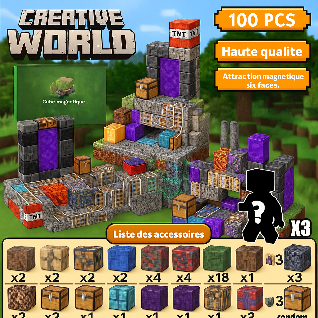 Les blocs aimantés qui éveillent curiosité et confiance 🧲