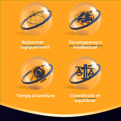 Boule labyrinthe 3D KHOOLTY – Le défi qui booste la logique™