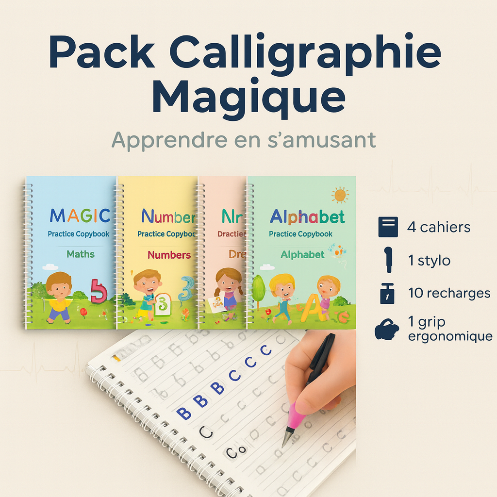 Nos cahiers d'écriture magiques Anglais - Khoolty