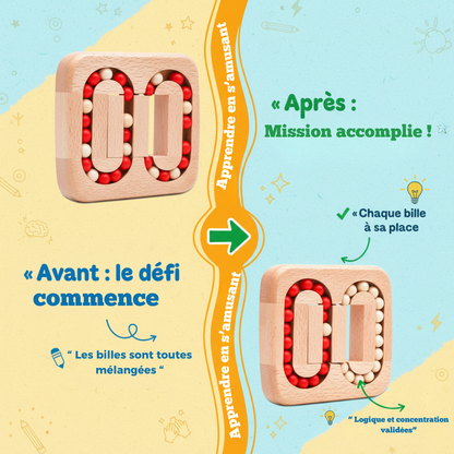 Puzzle à Billes Khoolty™ - stimule la concentration et la coordination 🧩