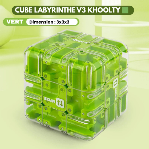 Le Cube Labyrinthe V3 - Un cube, mille chemins vers la réussite 🟨🟩🟧