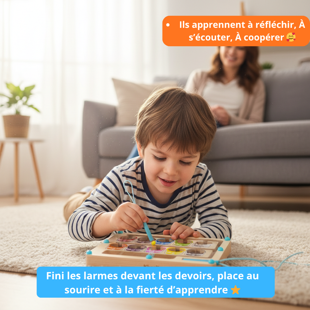 Un labyrinthe magique pour stimuler l’esprit et les petites mains 🧩