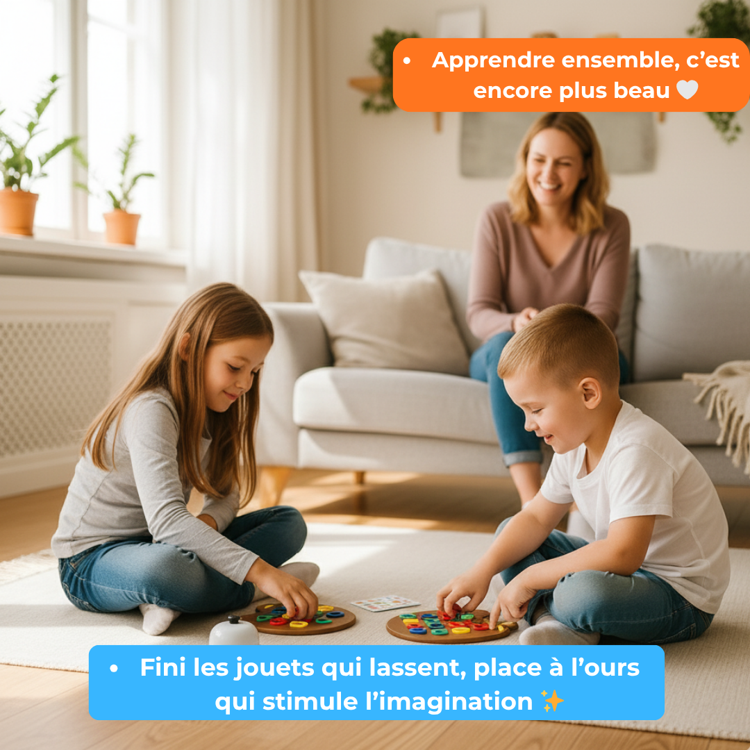 Puzzle Bear – Le Puzzle qui éveille la logique et la confiance de votre enfant ✨