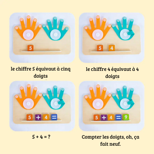 Les mains qui rendent les maths simples et amusantes™ 🔢