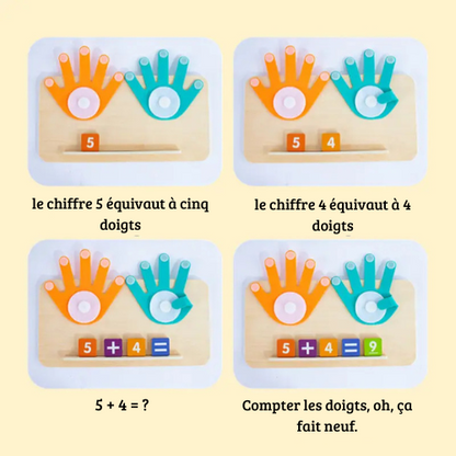 Les mains qui rendent les maths simples et amusantes™ 🔢