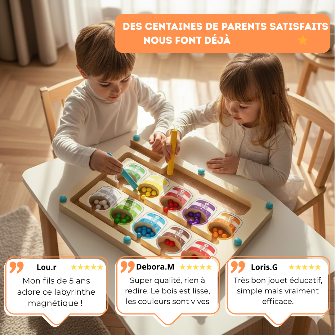 Un labyrinthe magique pour stimuler l’esprit et les petites mains 🧩