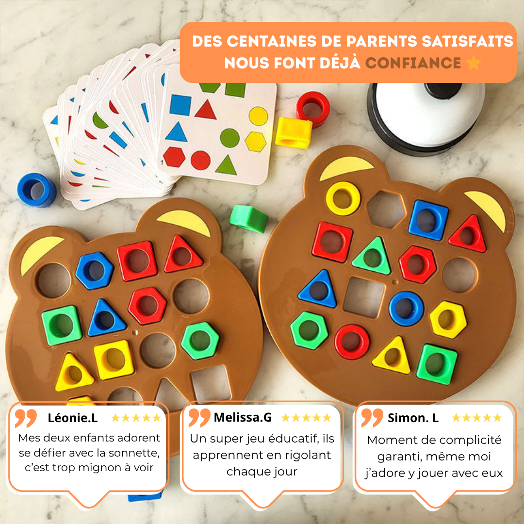 Puzzle Bear – Le Puzzle qui éveille la logique et la confiance de votre enfant ✨