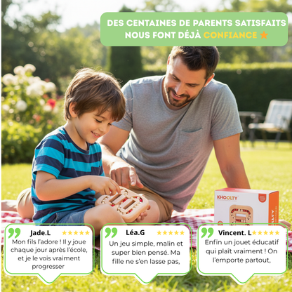 Puzzle à Billes Khoolty™ - stimule la concentration et la coordination 🧩