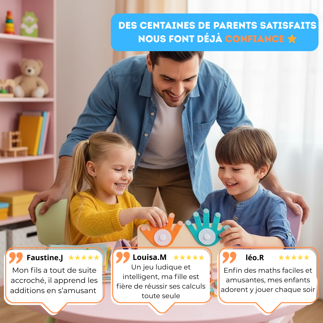 Les mains qui rendent les maths simples et amusantes™ 🔢