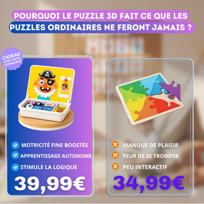 Puzzle 3D Magnétique - Un univers à construire ⭐️