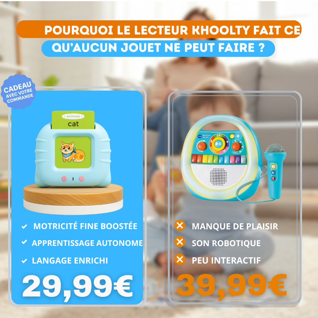 Cartes vocales parlantes pour enfants — KHOOLTY™ 🔊
