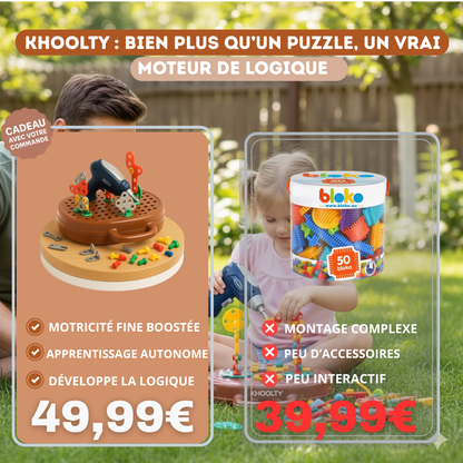 Maître Bricoleur | Boîte à Outils Éducative Khoolty™ 🔨