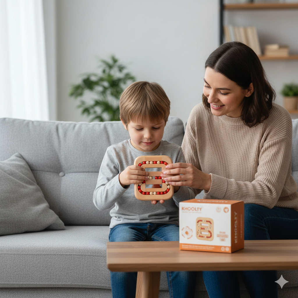 Puzzle à Billes Khoolty™ - stimule la concentration et la coordination 🧩