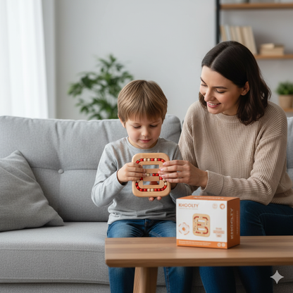 Puzzle à Billes Khoolty™ - stimule la concentration et la coordination 🧩