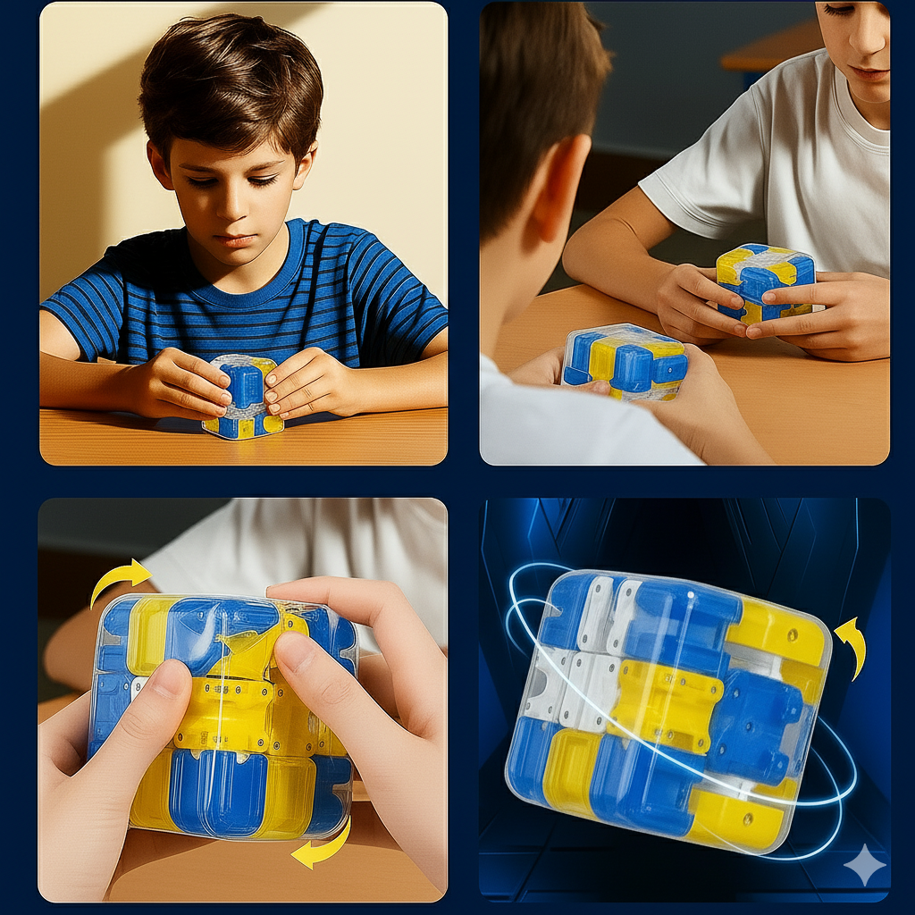 El cubo laberinto 3D – que convierte la lógica en diversión™ 🟦