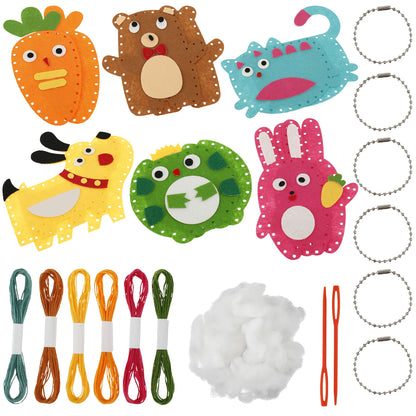 Kit de Couture Éducatif – Animaux en Feutrine🧵