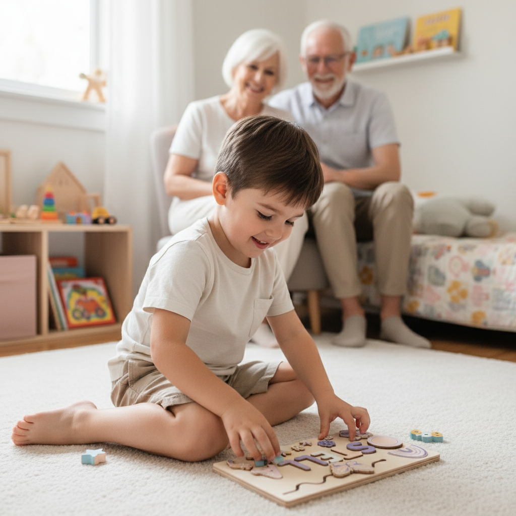 Puzzle en bois personnalisé avec prénom - Un souvenir unique